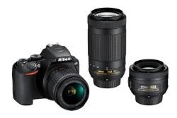 Reflex Nikon D3500 + 18-55 + 70-300 + 35/1,8