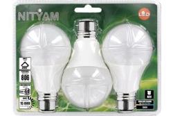 Ampoule LED Nityam PACK DE 3 STANDARD A60 9W B22 3000K