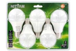 Ampoule LED Nityam STAND DE27 6Wx5