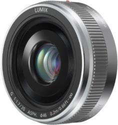 Objectif pour Hybride Panasonic 20mm f/1.7 II silver Lumix G