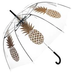 Parapluie Cloche - Design Anglais - Ouverture automatique - Ananas dorés