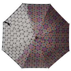 Parapluie golf - Changement de couleur - Imprimé fleuri