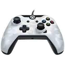 Manette Xbox One et PC filaire PDP Blanc spectral