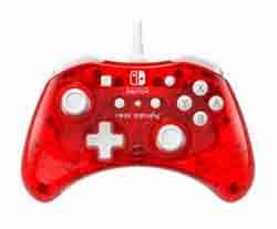 Manette Nintendo Switch filaire PDP Rock Candy Mini Rouge