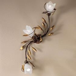 Plafonnier CAMPANA floral à 3 lampes - Kogl