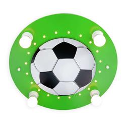 Plafonnier Football, 4 lampes vert foncé-blanc - Elobra