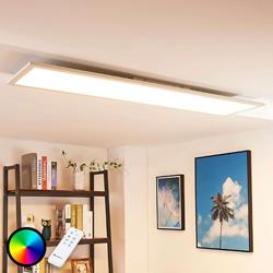 Plafonnier LED allongé Tinus, RVB et blanc chaud - Lampenwelt.com