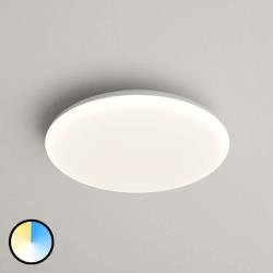 Plafonnier LED Azra, blanc, rond, IP54, 25cm - Lampenwelt.com