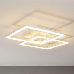 Plafonnier LED moderne Bard en blanc - Fabas Luce