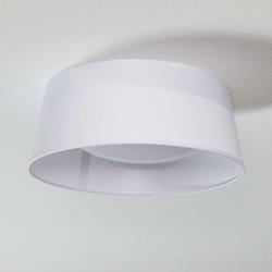 Plafonnier LED Ponts en tissu blanc - Reality Leuchten