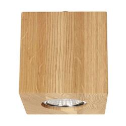 Plafonnier LED Wooddream angulaire en bois - Spot-Light