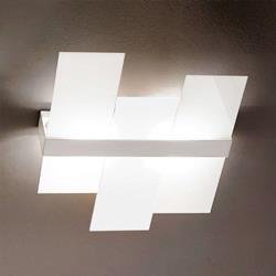 Plafonnier moderne Triad 62cm blanc - Linea Light