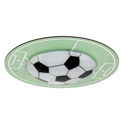 Plafonnier Tabara avec motif ballon de foot, verre - EGLO