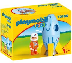 Playmobil 1.2.3 - Fusée et astronaute - 70186