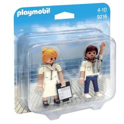 Playmobil - Duo Hôte et hôtesse de croisière - 9216