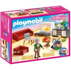 Playmobil La Maison traditionnelle - Salon avec cheminée - 70207
