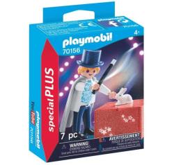 Playmobil Le Centre commercial - Magicien et boîte - 70156