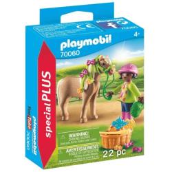 Playmobil Le Club d'équitation - Cavalière avec poney - 70060