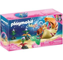 Playmobil Le Palais de Cristal - Sirène avec escargot des mers - 70098