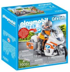Playmobil Les secouristes - Urgentiste et moto - 70051