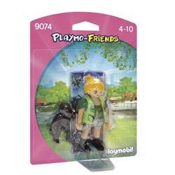 Playmobil - Soigneuse et bébé gorille Playmo-Friends