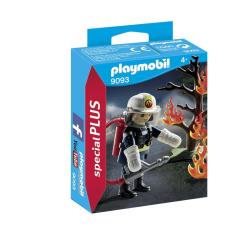 Playmobil Spécial Plus - Pompier avec arbre en feu - 9093