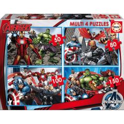Puzzle 4 en 1 - Avengers - Educa