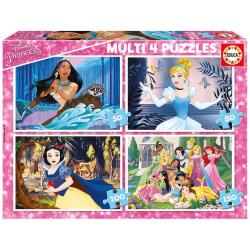 Puzzle Multi 4 en 1 Disney Princesses - Educa