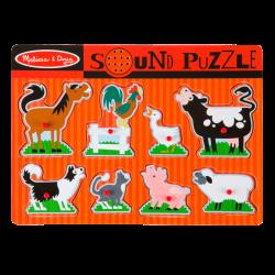 Puzzle Sonore - Animaux de la Ferme - Melissa and Doug