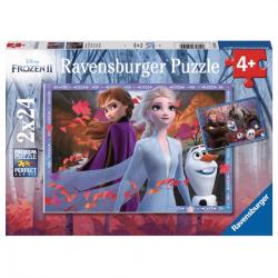 Puzzles 2x24 pièces - La Reine des Neiges 2 - Vers des contrées glacées - Ravensburger