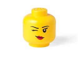 Rangement en forme de tête de fille LEGO - Petit (clin d