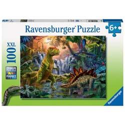 Ravensburger - Puzzle 100 pièces XXL Oasis des dinosaures