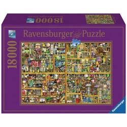 Ravensburger - Puzzle 18000 pièces : Bibliothèque magique XXL - Colin Thompson