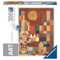 Ravensburger - Puzzle 300 pièces Art collection : Château et soleil - Paul Klee