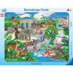 Ravensburger - Puzzle cadre 30 - 48 pièces - Visite au zoo
