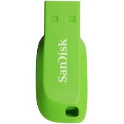 Clé USB Sandisk Cruzer Blade USB 2.0 16Go/ Vert électrique