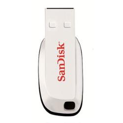 Clé USB Sandisk Cruzer Blade USB 2.0 16Go/ Blanc