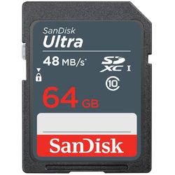 memoire SDHC SanDisk Ultra SDXC UHS-I 64 Go 48 Mb/s