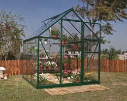 Serre de jardin polycarbonate HARMONY vert 3.4m² - PALRAM