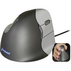 optique Evoluent Vertical Mouse 4 VM4R ergonomique noir, argent