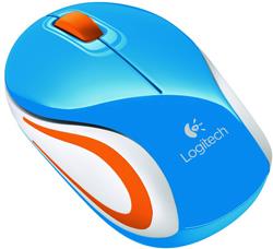 LOGITECH - M187 Wireless Mini Mouse Bleu - 910-002733