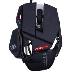 MadCatz R.A.T. 4+ Souris gaming USB optique éclairé, ergonomique, repose-poignet noir