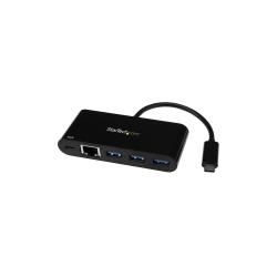 carte reseau sans fil USB-C vers Gigabit Ethernet avec hub USB 3.0 3 portsStartech
