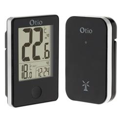 Thermomètre OTIO Intérieur Extérieur Sans Fil Noir