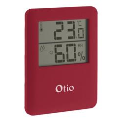 Thermomètre / Hygromètre OTIO Intérieur Magnétique Rouge