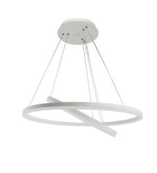 Suspension LED Seynave Nelia blanc l.60 cm