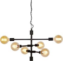 Suspension noire ajustable 6 lampes Nashville - It