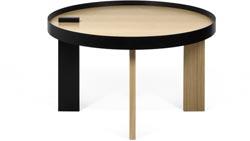 Table basse en bois et en métal noir Bruno - Tema Home