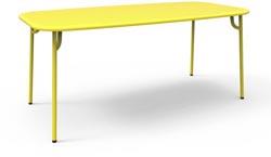 Table de jardin rectangulaire jaune 180cm Week-End - Petite Friture