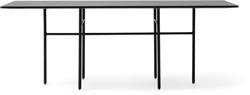 Table rectangulaire noire Snaregade - Menu